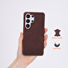 Bloominbag Monte Espresso Brown Deri Telefon Kılıfı Samsung Galaxy S26 Ultra (6.9