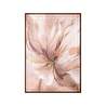 The Mia Neutral Floral Kanvas Tablo 70x100 Cm Tbl0106