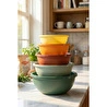 Vienev 5'li Renkli Karıştırma Kabı Seti - Çok Amaçlı İç İçe Geçen Hamur Ve Salata Hazırlık Kasesi