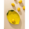 The Mia Oval Sunum Tabağı Sarı 39 Cm