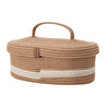 Mudo Home Venus Oval Düzenleyi̇ci̇ Sepet Kahve 30x13x11