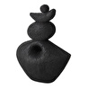 Mudo Home Black Stone Bi̇blo 17x7x23 Cm