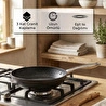 Bernardo Chef Line Granit Tava Siyah 24cm
