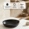 Bernardo Chef Line Granit Tava Siyah 26cm
