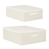Home Wave 2'li Gri Pötikare Destekli Kutu Hurç Set 31 X 38 X 12 + 45 X 55 X 18 Cm