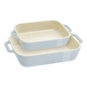 Staub Fırın Kabı Seti 2 Parça Açık Mavi