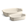 Emile Henry Fırın Kabı Dikdörtgen 2 Li Ekru/clay