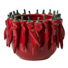 Mudo Home Chili Dekorati̇f Kase 25x25x19cm