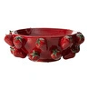 Mudo Home Strawberry Dekorati̇f Kase 32x32x12cm