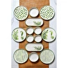 Vienev Art Botanik 14 Parça Stackable Kahvaltı Takımı Sunum Tabağı