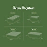 Vienev 20'li Buzdolabı Düzenleyici Organizer Mikrodalgaya Uygun Difriz Saklama Kabı Yeşil