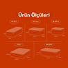 Vienev 24'lü Buzdolabı Düzenleyici Organizer Mikrodalgaya Uygun Difriz Saklama Kabı Yeşil