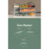 Vienev 10'lu Buzdolabı Dondurucu Organizer Ve Saklama Kabı Yeşil 6x(350ml) 2x(1,65lt) 2x(1,75lt)