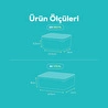Vienev 20'li Buzdolabı Düzenleyici Organizer Mikrodalgaya Uygun Difriz Saklama Kabı Turuncu