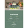 Vienev 9'lu Buzdolabı Dondurucu Organizer Ve Saklama Kabı Yeşil 6x(350ml) 2x(1,65lt) 1x(3,5lt)
