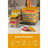 Vienev 20'li Buzdolabı Organizer Ve Saklama Kabı Turuncu 12x(350ml) 4x(1,75lt) 2x(1,65lt) 2x(3,5lt)
