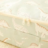 Ocean Home Textile 2'li Çocuk Odası Dinozor Destekli Kutu Hurç 31 X 38 X 12 + 45 X 55 X 18 Cm