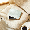 Ocean Home Textile Su İtici Leke Tutmaz Mint Dama Desen Tablet Taşıma Çantası / Kılıfı 27 X 21 X 2 Cm