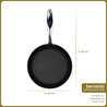 Bernardo Prime Stone Tava Siyah 24cm
