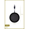 Bernardo Prime Stone Tava Siyah 24cm