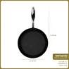 Bernardo Prime Stone Tava Siyah 26cm