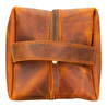 Bloominbag Voyage Golden Sand Hakiki Deri Dopp Kit – X Large