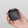 Bloominbag Aurel Onyx Black Charm Hakiki Deri Airpods Kılıfı – Airpods 1 & 2 Uyumlu