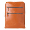 Bloominbag Atelier Classic Tan Hakiki Deri Laptop Sırt Çantası – 16” Uyumlu