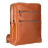 Bloominbag Atelier Classic Tan Hakiki Deri Laptop Sırt Çantası – 16” Uyumlu