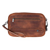 Bloominbag Forge Wrist Heritage Saddle Luxe Hakiki Deri Unisex Kilitli Clutch