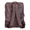 Bloominbag Atelier Espresso Brown Hakiki Deri Laptop Sırt Çantası – 16” Uyumlu