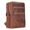 Bloominbag Atelier Heritage Saddle Hakiki Deri Laptop Sırt Çantası – 16” Uyumlu