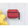 Bloominbag Aurel Hook Crimson Red Hakiki Deri Airpods Pro Kılıfı – Airpods Pro 1 & 2 Uyumlu