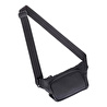 Bloominbag Bloombag Noir Black Hakiki Deri Crossbody Belt Bag