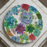 Lucky Art Vivace Melamin Yuvarlak Tepsi 46 Cm
