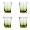 Lucky Art Palma Akrilik 4’lü Su Bardağı Seti 410 Ml