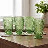 Lucky Art Laurus Akrilik Yeşil 4’lü Bardak Seti 450ml