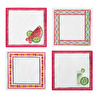 Mudo Home Tropical 4'lü Kokteyl Peçete 15x15