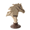 Mudo Home Brown Horse Bi̇blo 40x18x37 Cm