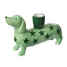 Mudo Home Green Puppy Mumluk 17x6x12 Cm