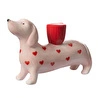 Mudo Home Pink Puppy Mumluk 17x6x12 Cm