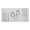 Mudo Home Larissa Fish Çi̇ft Tarafli Ki̇li̇m Laci̇vert Beyaz 80x150