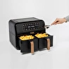 Kenwood Dual Airfryer Bk Copper hfp70.000bk