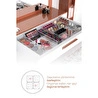 Vienev 7'li Şeffaf Çekmece Içi Düzenleyici Organizer 2x(o.dkdrtgn) 4x(k.dkdrtgn) 1x(d.dktrgn)
