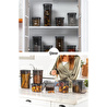 Vienev 24lü Peggy Dikdörtgen Saklama Kabı Seti 6x( 1900ml, 1500ml, 1150ml, 800ml ) Etiketli