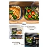 Vienev Renkli Etiketli 12li Peggy Dikdörtgen Saklama Kabı Seti 3x(1500-1150-800-400 Ml) Antrasit
