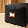 Ocean Home Textile 4'lü Siyah Renk Jüt Hurç Set 2 Adet 30 X 22 X 18 / 2 Adet 52 X 28 X 21 Cm