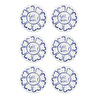 The Mia Palma Pasta Tabağı 6lı Set 19 Cm
