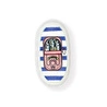 The Mia Palma Oval Servis Tabağı 4lü 17 Cm