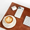 Bloominbag Atelier 91 Golden Tan Leather Desk Mat - Medium